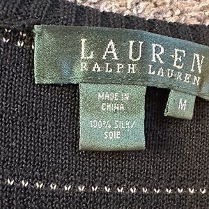 Lauren Ralph Lauren Black Knitwear 100% silk
